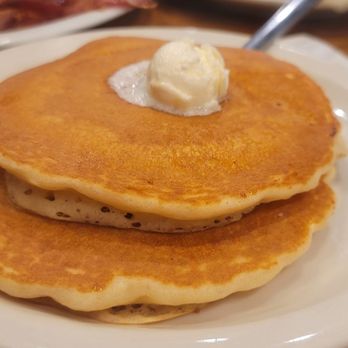 Loaded Cafe Restaurants Lawndale - Buttermilk pancakes that came with the Little Piggy breakfast plate. - Burgers Near Me - Lawndale, California Loaded Cafe Restaurants Lawndale - Buttermilk pancakes that came with the Little Piggy breakfast plate. - Burgers Near Me - Lawndale, California