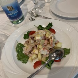 Ristorante la Tripolina Ristorante e Pizzeria - Polpo e patate.   Octopus and potato Salad.