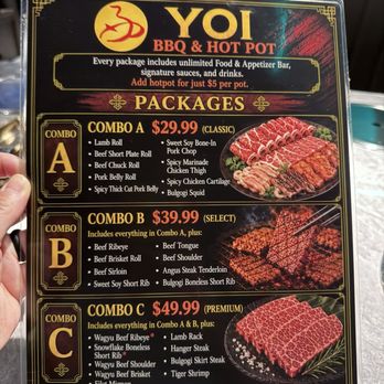 YOI BBQ & Hot Pot - Menu - Buffets Near Me - Montclair, California YOI BBQ & Hot Pot - Menu - Buffets Near Me - Montclair, California