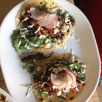 The Funky Taco - This is the Roja Chicken Taco.The meat was tenders and full of flavor. You made want to ask for extra sauce on the side. - Tacos Near Me - Boise, Idaho