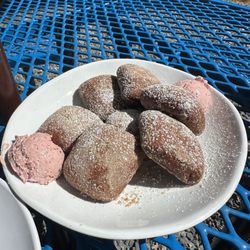 B and B Marina - Beignets with blackberry butter