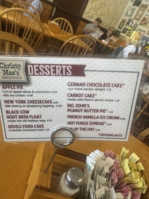 Menu photo 5 Christy Mae's Restaurant Albuquerque, NM