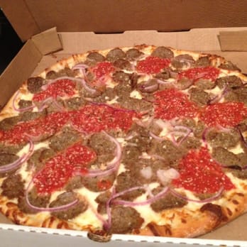Five Points Pizza - Large Meatball pizza - Italian Near Me - Nashville, Tennessee