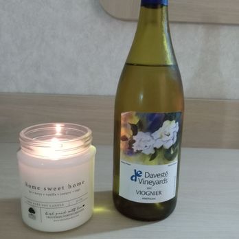 Daveste Vineyards - Came home with a bottle of wine and a candle. - Wineries Near Me - Troutman, North Carolina