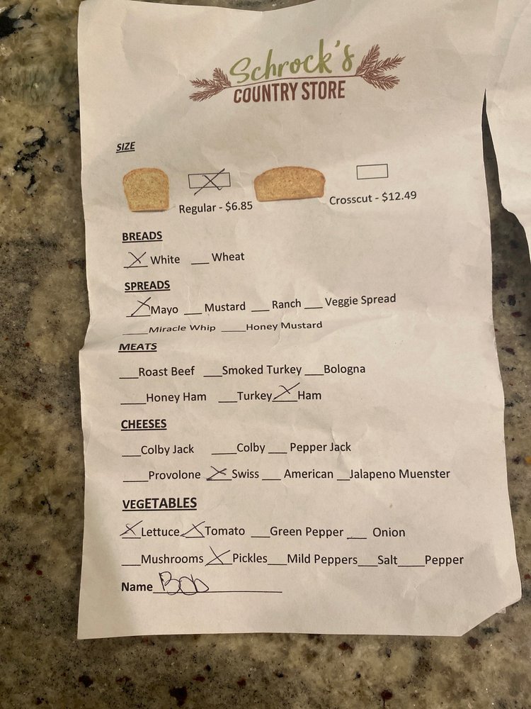 Schrocks Country Store Logo