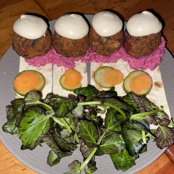 Oleana Restaurant - Spinach Falafel - Turkish Near Me - Cambridge, Massachusetts
