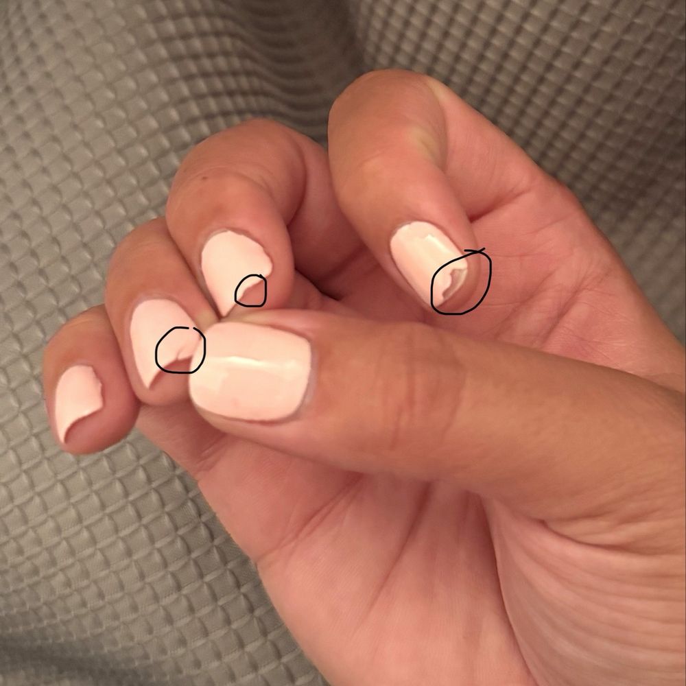 Color Nails Salon - Chipped after one day - Nail Salons Near Me - San Jose, California
