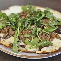 Manna - Gluten-free lamb and goat cheese flatbread