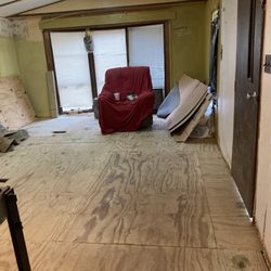 Pistole’s Painting and Home Repair - New floor of mobile home