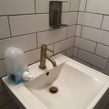 Nara Ramen and Sushi Bar - No soap dispenser, dirty sink. - Sushi Bars Near Me - Caldwell, Idaho