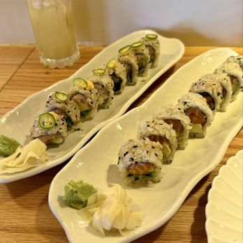 Makoto - Yellowtail and salmon rolls - Japanese Near Me - Miami Beach, Florida