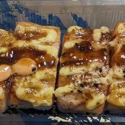 Aburi Salmon Oshi Sushi 3 Pieces Aburi Salmon Oshi Sushi 3 Pieces
