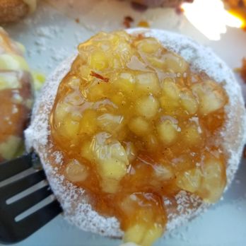Duck Donuts - Powdered donut with apple topping. - Donuts Near Me - Greenville, South Carolina Duck Donuts - Powdered donut with apple topping. - Donuts Near Me - Greenville, South Carolina