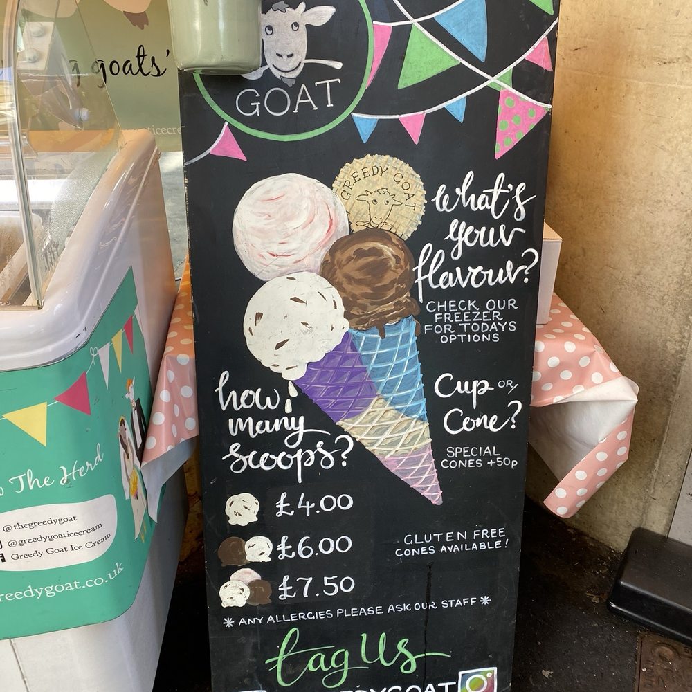 Greedy Goat - Signage - Ice Cream & Frozen Yogurt Near Me - London, XGL