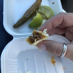 a hand holding a piece of food a hand holding a piece of food