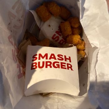 Smashburger - The girl literally tossed the SmashTots into the bag... - Burgers Near Me - Avondale, Arizona Smashburger - The girl literally tossed the SmashTots into the bag... - Burgers Near Me - Avondale, Arizona