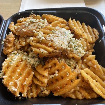 Batter Rebellion - Waffle fries with a variety of seasoning so yummy!! - Bars Near Me - Redlands, California Batter Rebellion - Waffle fries with a variety of seasoning so yummy!! - Bars Near Me - Redlands, California