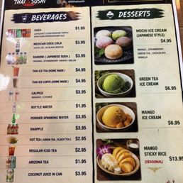 Amazing food! Love the Thai iced tea and the mochi dessert. My cousin got the Mochi Ice Cream strawberry while I got the chocolate one