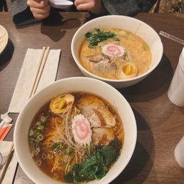 Shoyu Ramen and Spicy Ramen Shoyu Ramen and Spicy Ramen