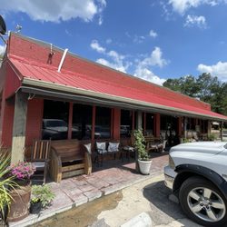 Tienda Y Restaurant Dona Mary - Store front at the intersection of Hwy 701 and Hwy 210 near Garland in Bladen County