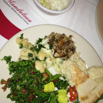 Mandaloun - Lunch buffet. Fabulous creamy hummus and baba ganoush. Loved the tabouli and garlicky fava beans. - Mediterranean Near Me - Jacksonville, Florida Mandaloun - Lunch buffet. Fabulous creamy hummus and baba ganoush. Loved the tabouli and garlicky fava beans. - Mediterranean Near Me - Jacksonville, Florida