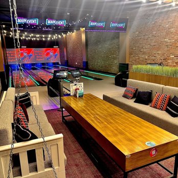 Main Event Beaumont - This is the private party room with two lanes of bowling - Arcades Near Me - Beaumont, Texas Main Event Beaumont - This is the private party room with two lanes of bowling - Arcades Near Me - Beaumont, Texas