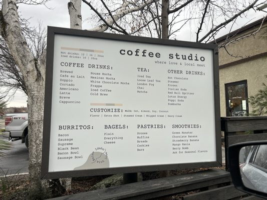 Menu photo 1 Coffee Studio Boise, ID Menu photo 1 Coffee Studio Boise, ID