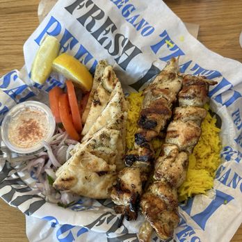Nick The Greek - Chicken Souvlaki Pita Combo - Greek Near Me - Irving, Texas Nick The Greek - Chicken Souvlaki Pita Combo - Greek Near Me - Irving, Texas