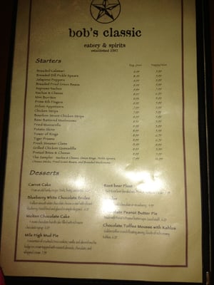 Menu photo 7 Bob's Classic Brass & Brew Wenatchee, WA