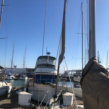 Boatyard at Grand Marina - Jib sheet that I did not ask for all the way extended too short to furl up sail all the way! - Marinas Near Me - Alameda, California Boatyard at Grand Marina - Jib sheet that I did not ask for all the way extended too short to furl up sail all the way! - Marinas Near Me - Alameda, California
