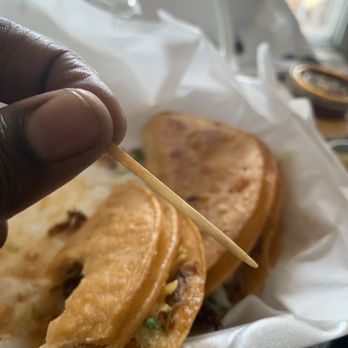 Birria - Bite - Toothpick in birria taco - Mexican Near Me - Las Vegas, Nevada