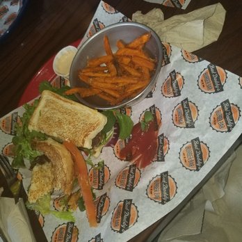 Bad Daddy's Burger Bar - Oops My thought was to take the picture prior to me eating it. Just say the Turkey Burger w/ Sweet Potato fries is all good! - Burgers Near Me - Smyrna, Georgia