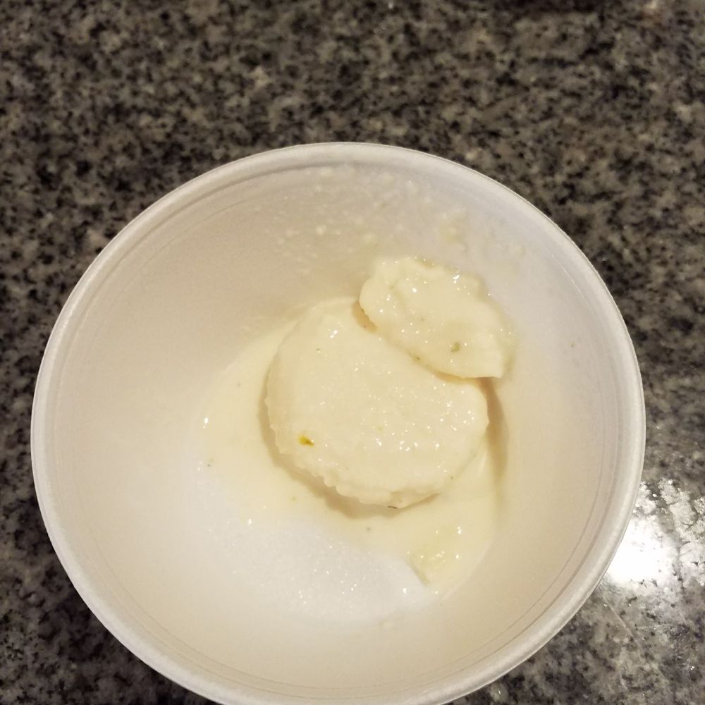 Bombay Indian Grill - Ras Malai. Grainy, lacked flavor, and worse of all.. this tiny puck is $4. - Indian Near Me - Morgantown, West Virginia Bombay Indian Grill - Ras Malai. Grainy, lacked flavor, and worse of all.. this tiny puck is $4. - Indian Near Me - Morgantown, West Virginia
