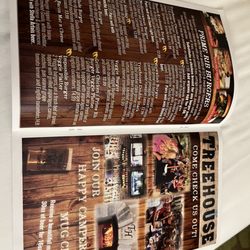 Treehouse Pub & Eatery - Menu