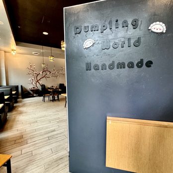 Dumpling World - Sign inside front door - Chinese Near Me - Austin, Texas