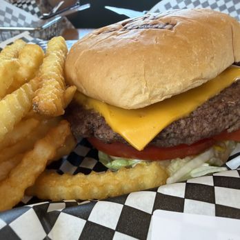 Warren's Family Drive-In - Big Steakhouse burger with fries - New American Near Me - Roy, Utah Warren's Family Drive-In - Big Steakhouse burger with fries - New American Near Me - Roy, Utah
