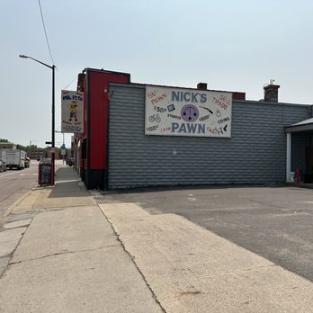 Mr Pita - a brick building with a sign that says nick's pawn - Wraps Near Me - Black River Falls, Wisconsin Mr Pita - a brick building with a sign that says nick's pawn - Wraps Near Me - Black River Falls, Wisconsin