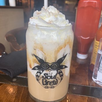 Soul Brew - Iced Cinnabon latte !! - Coffee & Tea Near Me - Saint James, New York