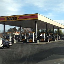 Exterior outside entrance of Love's Travel Stop - Tulare, California Exterior outside entrance of Love's Travel Stop - Tulare, California