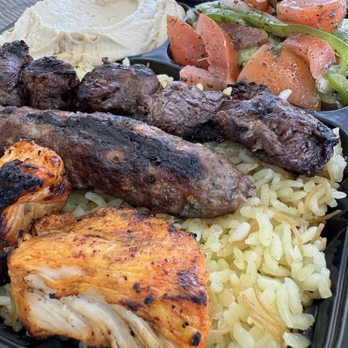 Georgie's Mediterranean Cuisine - Kebab Plate - Mediterranean Near Me - Oceanside, California Georgie's Mediterranean Cuisine - Kebab Plate - Mediterranean Near Me - Oceanside, California