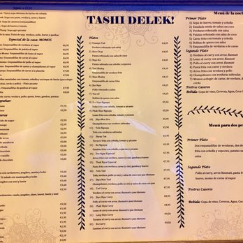 Potala - Menu. - Asian Fusion Near Me - Barcelona, B