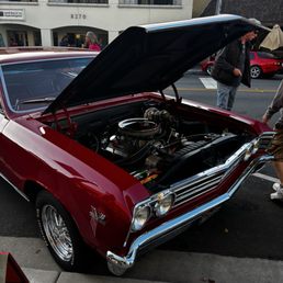 Classic car night in La Mesa.