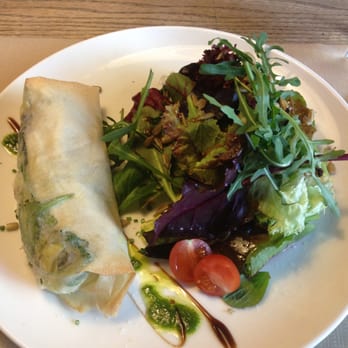Tarannà - spring roll and salad. - Mediterranean Near Me - Barcelona, B Tarannà - spring roll and salad. - Mediterranean Near Me - Barcelona, B