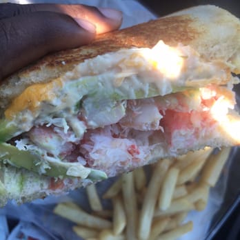 Burger City - Crab and avacado sandwich with chedder cheese. - Burgers Near Me - Vacaville, California