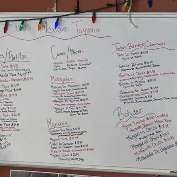 Jesus Mexican Taqueria - The menu - Mexican Near Me - Aurora, Colorado
