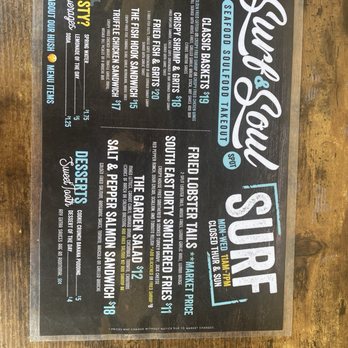 Surf & Soul Spot - Menu - Soul Food Near Me - San Diego, California Surf & Soul Spot - Menu - Soul Food Near Me - San Diego, California