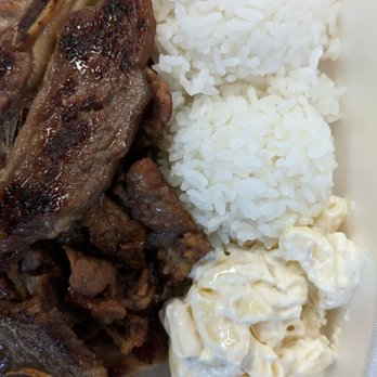 Hula Wok BBQ - BBQ mix plate. Chicken, beef, short ribs, rice, and mac salad on top of bed of cabbage. $10.95. - Chinese Near Me - San Ramon, California Hula Wok BBQ - BBQ mix plate. Chicken, beef, short ribs, rice, and mac salad on top of bed of cabbage. $10.95. - Chinese Near Me - San Ramon, California