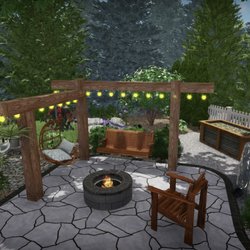 Switchgrass Design - 3D design rendering example