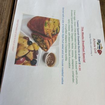 Achiote Grill - This week's breakfast special - Mexican Near Me - Huntington Beach, California