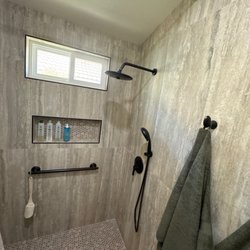 Renovated master bathroom for a client in Temecula, CA.